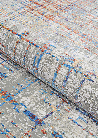 Couristan Vibrata Grasscloth Multi Pastels Area Rug Detail Image