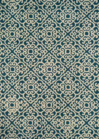 Couristan Covington Maxwell Ocean/Ivory Area Rug main image