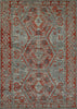 Couristan Mandolina Serik Grey/Terra Cotta Area Rug