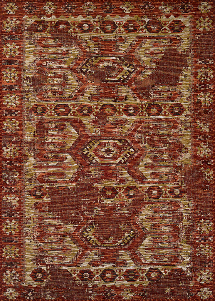 Couristan Mandolina Elmali Terra Cotta/Ivory Area Rug