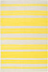Capel Jagges Stripe 3624 Yellow 100 Area Rug by Genevieve Gorder Rectangle