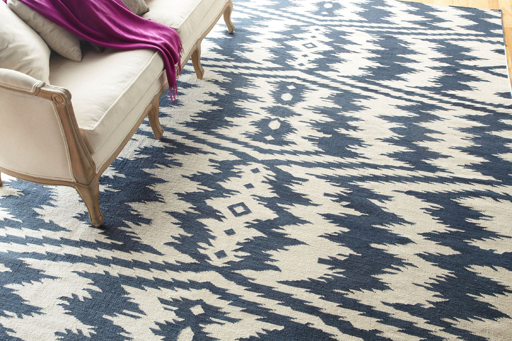 Capel Junction 3625 Blue 450 Area Rug by Genevieve Gorder Alternate View Feature
