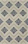 Capel Flakes 3629 Blue 450 Area Rug by Genevieve Gorder Rectangle