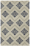 Capel Flakes 3629 Blue 450 Area Rug by Genevieve Gorder main image