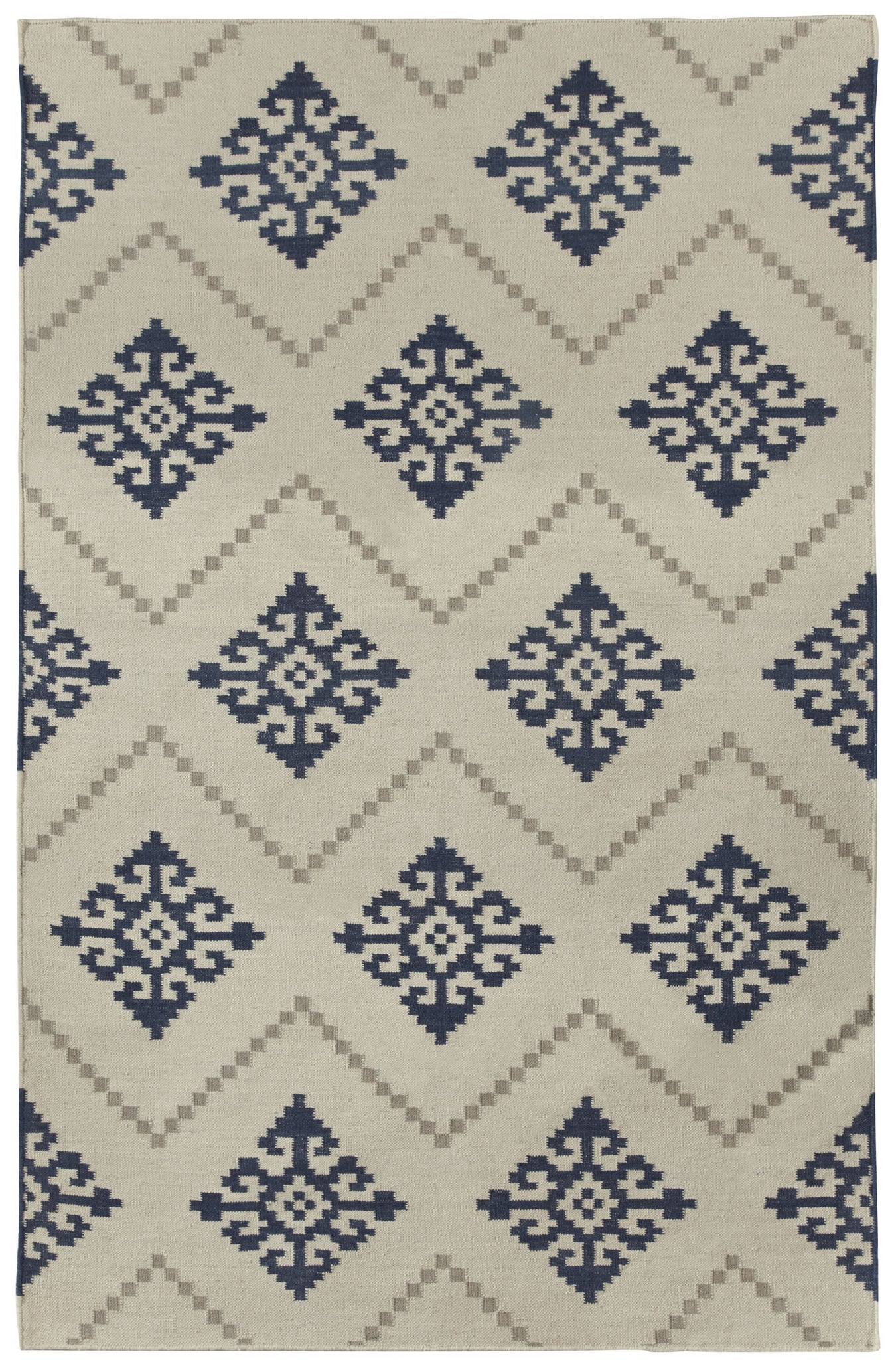 Capel Flakes 3629 Blue 450 Area Rug by Genevieve Gorder main image