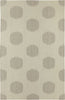 Capel Spots 3631 Steel Grey 325 Area Rug by Genevieve Gorder Rectangle/Vertical Stripe Rectangle