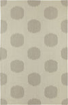 Capel Spots 3631 Steel Grey 325 Area Rug by Genevieve Gorder Rectangle/Vertical Stripe Rectangle