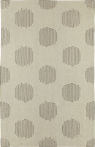 Capel Spots 3631 Steel Grey 325 Area Rug by Genevieve Gorder Rectangle/Vertical Stripe Rectangle