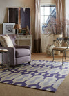 Capel Spain 3633 Amethyst Violet 475 Area Rug by Genevieve Gorder Rectangle
