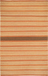 Capel Barred Stripe 3641 Sunny Deep Grey 830 Area Rug by Genevieve Gorder Rectangle