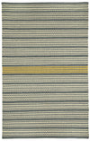 Capel Barred Stripe 3641 Smoke Yellow 300 Area Rug by Genevieve Gorder main image