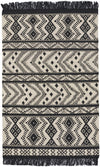 Capel Abstract 3642 Black 350 Area Rug by Genevieve Gorder main image