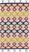 Capel Hyland 3643 Red Yellow 510 Area Rug by Genevieve Gorder Rectangle