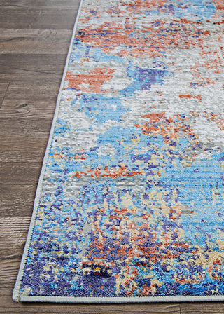 Couristan Vibrata Divergence Multi Pastels Area Rug Corner Image