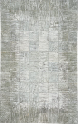 Capel Butte-Brushed Blocks 3675 Silver Area Rug Rectangle/Vertical Stripe Rectangle
