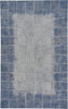 Capel Butte-Brushed Blocks 3675 Carolina Blue Area Rug Rectangle/Vertical Stripe Rectangle