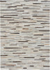 Capel Butte-Braided Stripe 3677 Ash Multi Area Rug Rectangle/Vertical Stripe Rectangle