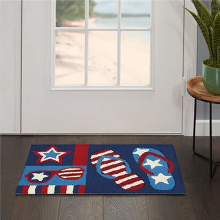 Nourison Home Trends 3717D Navy Area Rug