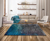 Couristan Gaia Ocean Area Rug Lifestyle Image Feature
