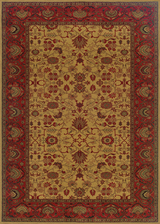 Couristan Everest Tabriz Harvest Gold Machine Loomed Area Rug