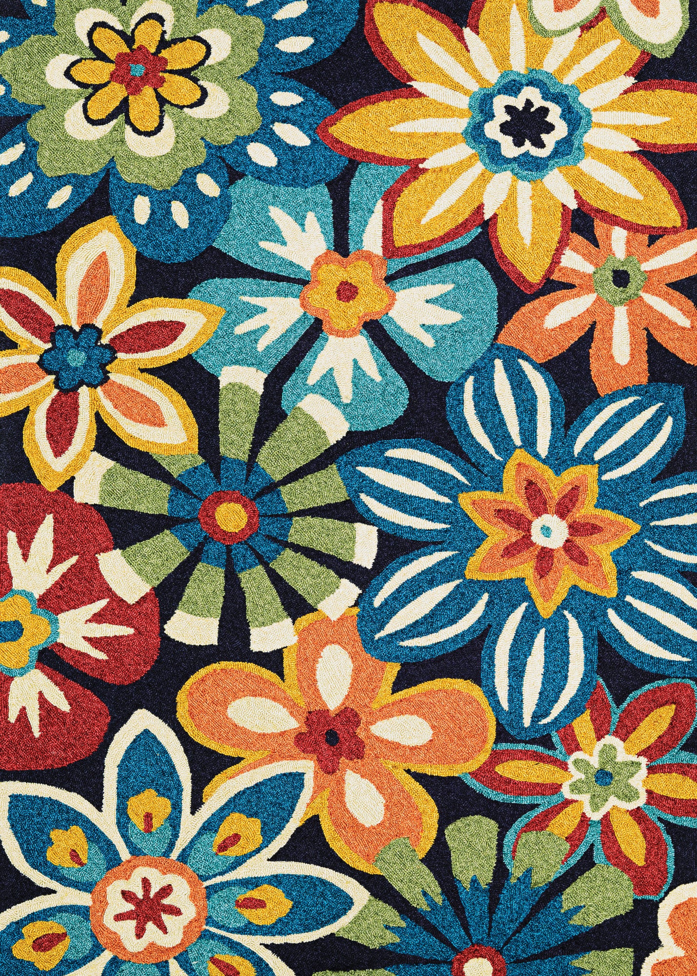 Couristan Covington Geranium Navy/Multi Area Rug – Incredible Rugs and ...