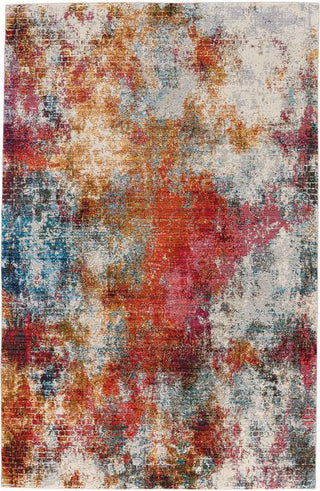 Capel Flame-Alonso 3810 Multi Area Rug Rectangle/Vertical Stripe Rectangle