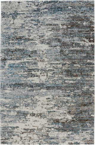 Capel Flame-Bruno 3811 Grey Area Rug Rectangle/Vertical Stripe Rectangle