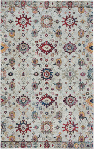 Capel Flame-Keshan 3815 Ivory Area Rug Rectangle/Vertical Stripe Rectangle