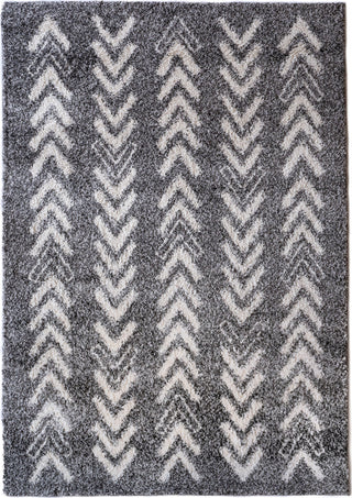 Capel Arrows 3830 Gray Area Rug by Genevieve Gorder Rugs main image