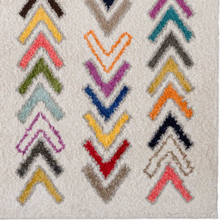 Capel Arrows 3830 Multi Area Rug by Genevieve Gorder Rugs Rectangle Corner Image