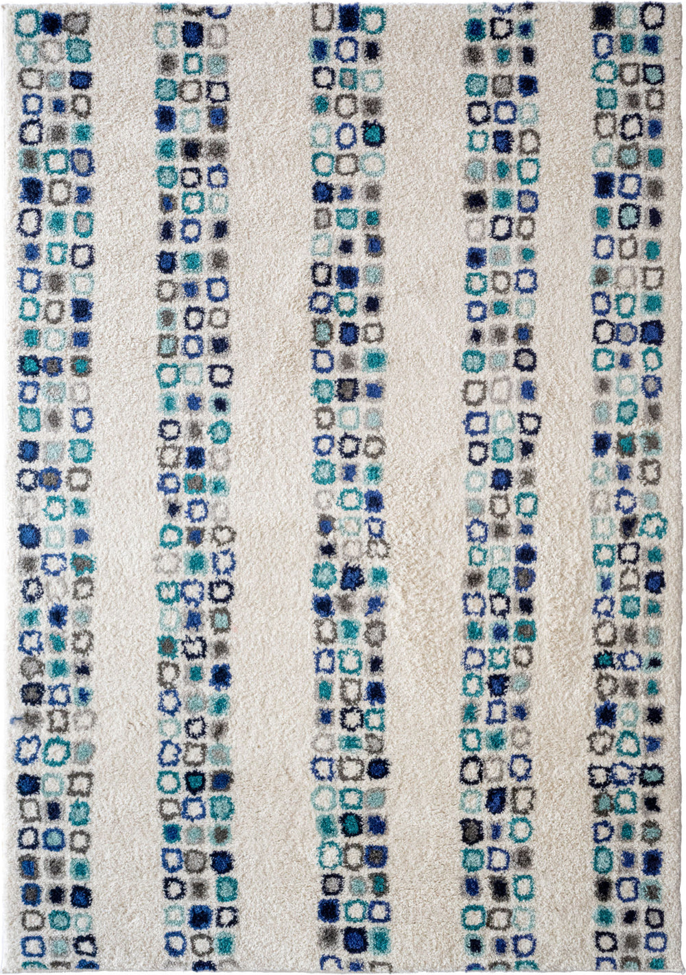 Capel Cobblestone 3840 Cream Blue Area Rug by COCOCOZY Rugs
