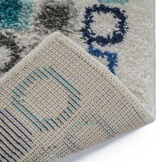 Capel Cobblestone 3840 Cream Blue Area Rug by COCOCOZY Rugs Rectangle Backing Image