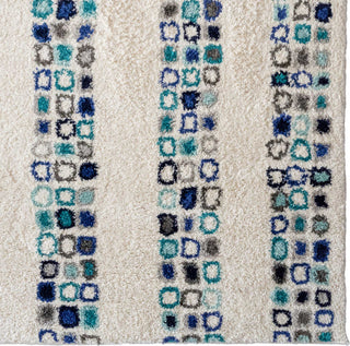 Capel Cobblestone 3840 Cream Blue Area Rug by COCOCOZY Rugs Rectangle Corner Image