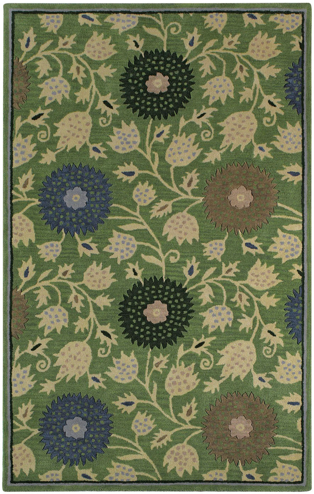 Capel Patricia 3872 Green 240 Area Rug by Williamsburg main image