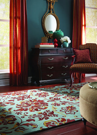 Capel Monaco 3877 Seafoam Umber 280 Area Rug Alternate View Feature