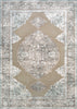 Couristan Cire` Flrl Medallion Taupe Area Rug main image