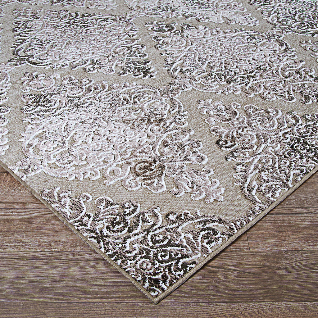 Couristan Cire` Victoria Mansion Saddle Area Rug – Incredible Rugs and ...