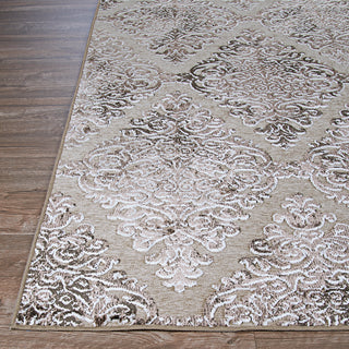Couristan Cire` Victoria Mansion Saddle Area Rug Corner Image