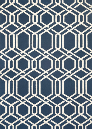 Couristan Covington Ariatta Navy Area Rug