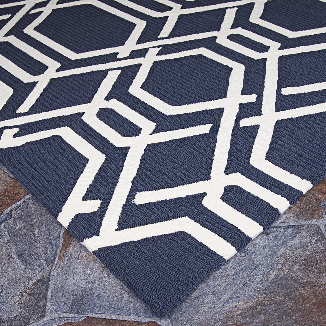 Couristan Covington Ariatta Navy Area Rug – Incredible Rugs and Decor