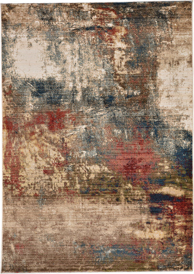 Capel Landis-Abstract 3920 Blue Multi Area Rug