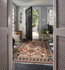 Capel Landis-Kazak 3923 Champagne Blue Area Rug Rectangle Roomshot Image 1 Feature