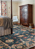 Capel Landis-Keshan 3924 Cerulean Blue Area Rug Rectangle Roomshot Image 1 Feature
