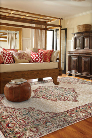 Capel Landis-Kirman 3925 Ivory Area Rug Rectangle Roomshot Image 1 Feature