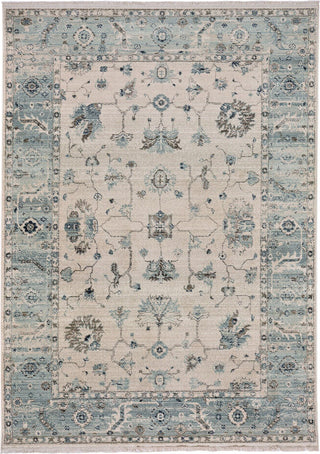 Capel Landis-Ushak 3927 Ivory Blue Area Rug main image