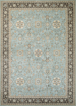 Couristan Konya Sakarya Light Blue/Charcoal Area Rug