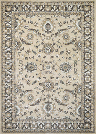 Couristan Konya Mardin Light Beige/Charcoal Area Rug