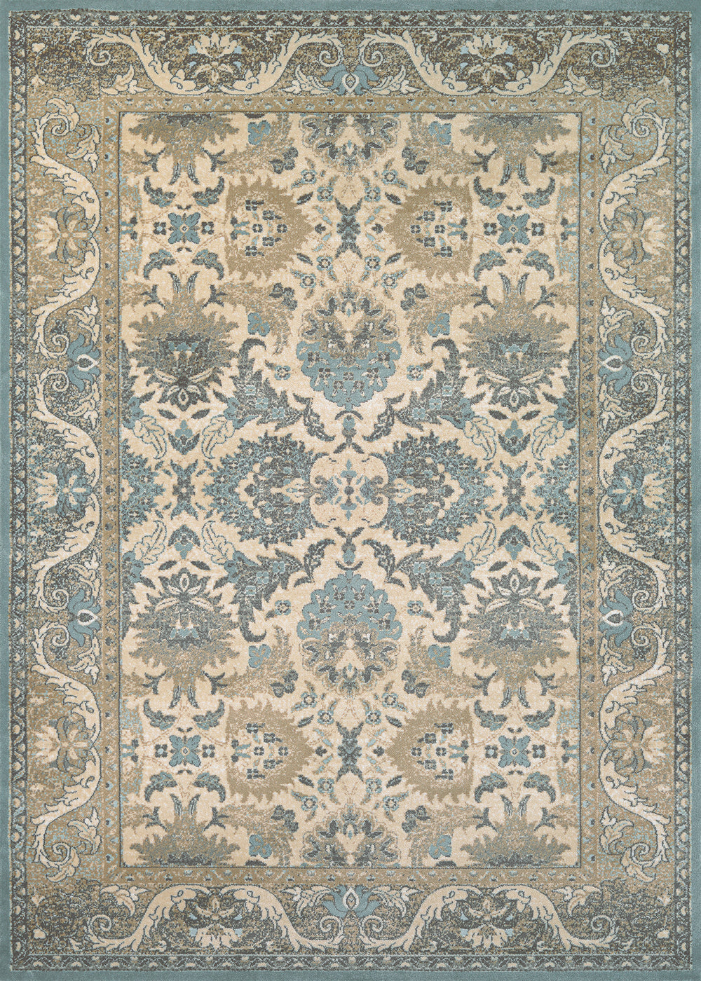 Couristan Konya Dereli Dark Beige/Ivory Area Rug