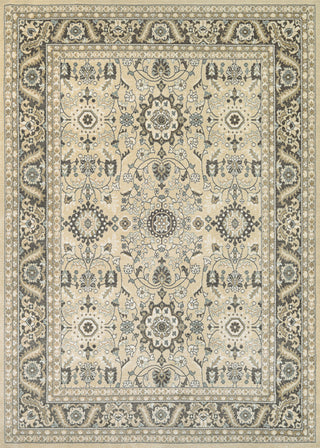 Couristan Konya Tomek Light Beige/Charcoal Area Rug