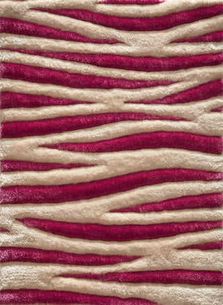 Momeni 3D Shag 3D-01 Pink Area Rug Main